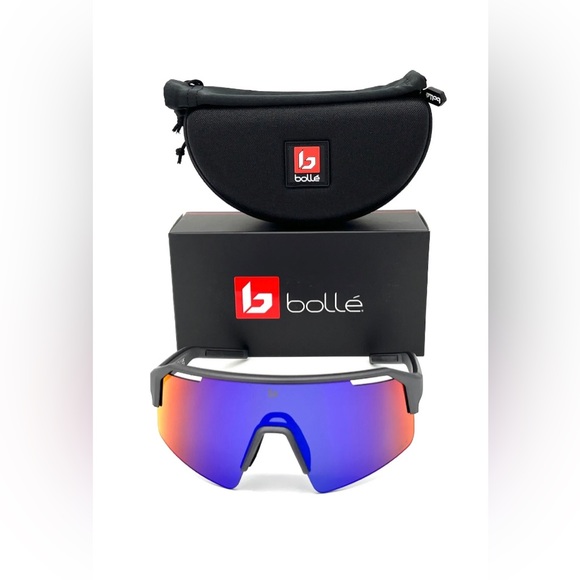 BOLLE C-SHIFTER Titanium Matte / Volt Ultraviolet  140mm Sunglasses - Picture 2 of 4